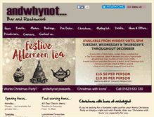 Tablet Screenshot of andwhynotworld.com